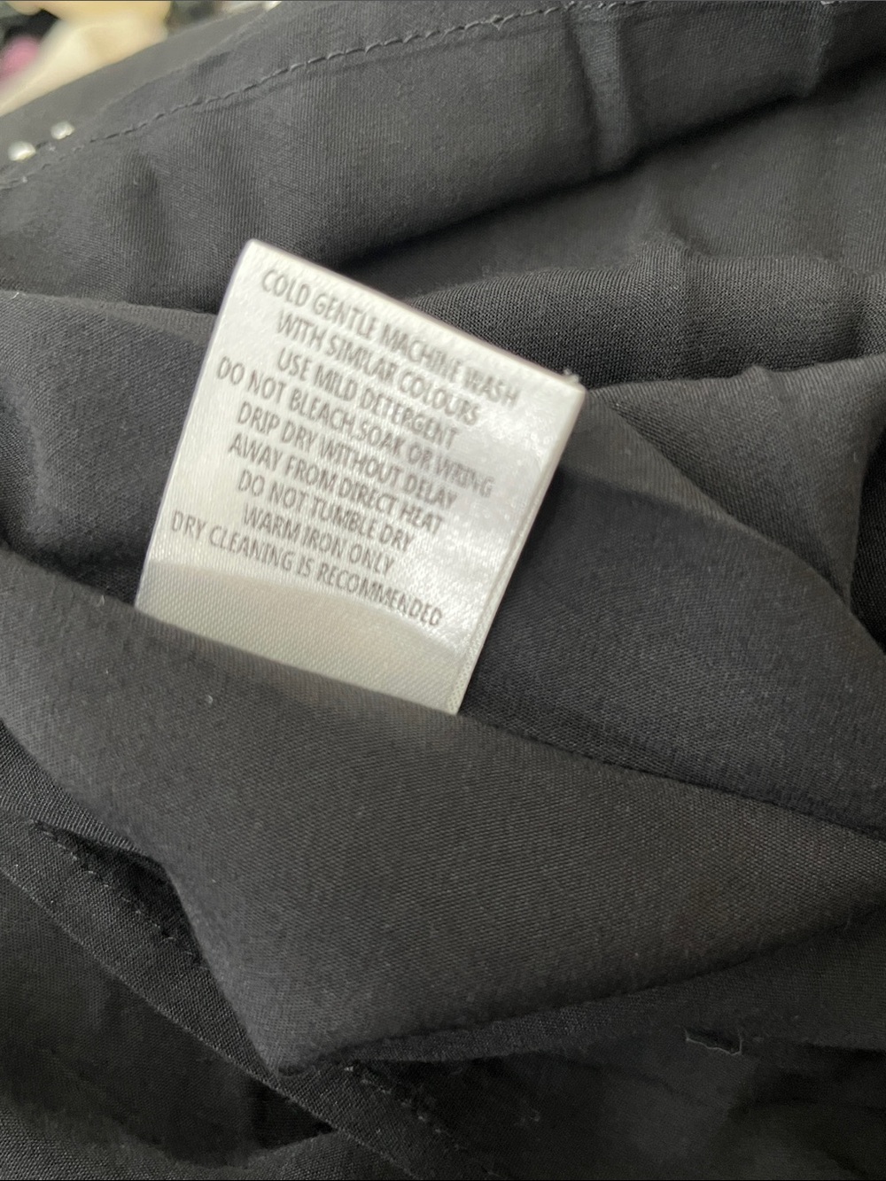 DISSH Bella Maxi Dress Black Stich Contrast V Neck - Picture 10 of 11